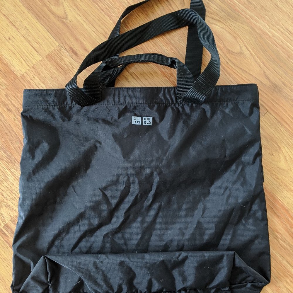 BRAND NEW Uniqlo black tote bag
